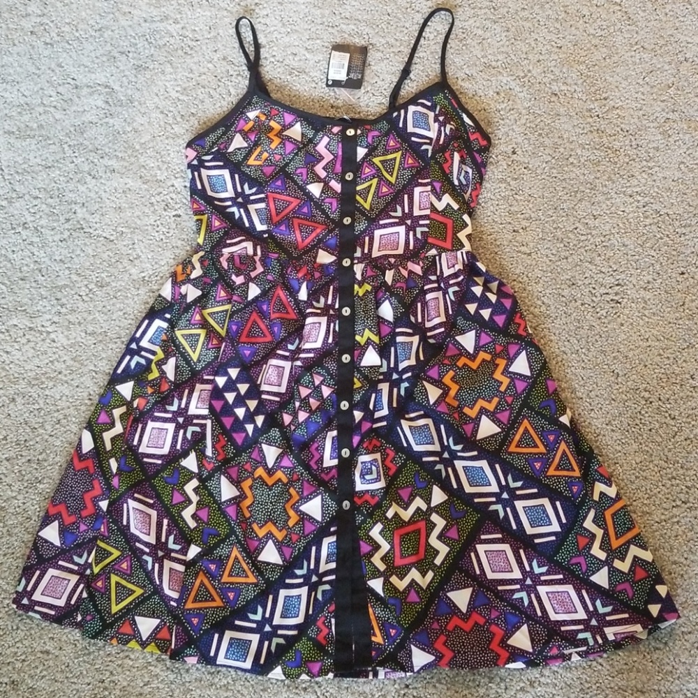 Colorful patterned dress
